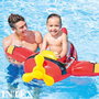 Intex - Canot pneumatique pour enfant 3-6 ans, modèles surtidos (Abeille 112*99 cm, Avion 119*114 cm, Loutre 107*76 cm) en PVC