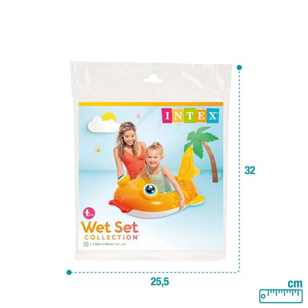Intex - Canot pneumatique pour enfant 3-6 ans, modèles surtidos (Abeille 112*99 cm, Avion 119*114 cm, Loutre 107*76 cm) en PVC