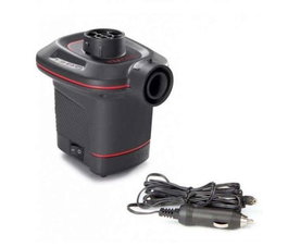 Intex Quick Fill - Pompe à air électrique 12V pour piscines, bouées et matelas - Modèle 12V avec câble d'allume-cigare