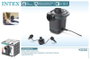 Intex Quick Fill, Pompe à air gonfleur électrique 220-240V Invertible, gonfleur électrique pour piscine, PVC ABS Acier, 18 ans+