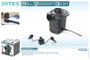 Intex Quick Fill, Pompe à air gonfleur électrique 220-240V Invertible, gonfleur électrique pour piscine, PVC ABS Acier, 18 ans+