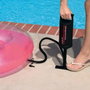 Intex Double Quick II - Pompe à pied manuelle gonfleur pour piscine, spa, matelas, 3 aiguilles incluses