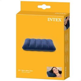 Intex Oreiller de voyage gonflable, dimensions 43 x 28 x 9 cm, tissu flocage doux, PVC, pour enfants 36 mois et plus