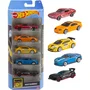 Hot Wheels - Coffret de 5 voitures de collection - Modèle aléatoire parmi 400+ références et 15 thèmes - Échelle 1:64 - À partir de 3 ans
