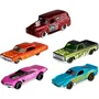 Hot Wheels - Coffret de 5 voitures de collection - Modèle aléatoire parmi 400+ références et 15 thèmes - Échelle 1:64 - À partir de 3 ans