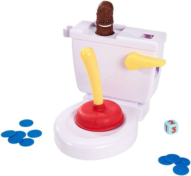 Mattel Juego Baño Boom Destapa Y Atrapa - Jeu de bain Boom - Destape et attrape - Pour enfants de 12 mois à 99 ans