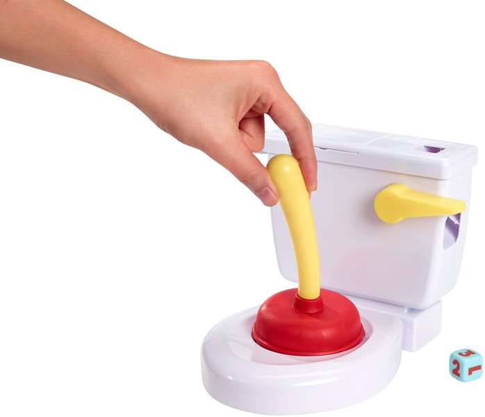 Mattel Juego Baño Boom Destapa Y Atrapa - Jeu de bain Boom - Destape et attrape - Pour enfants de 12 mois à 99 ans