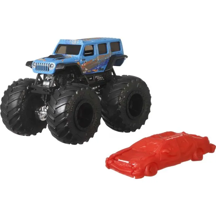 Hot Wheels Monster Truck - Voiture aux roues géantes - Modèle aléatoire 1:64 parmi 48 modèles - Jouet pour enfants dès 3 ans