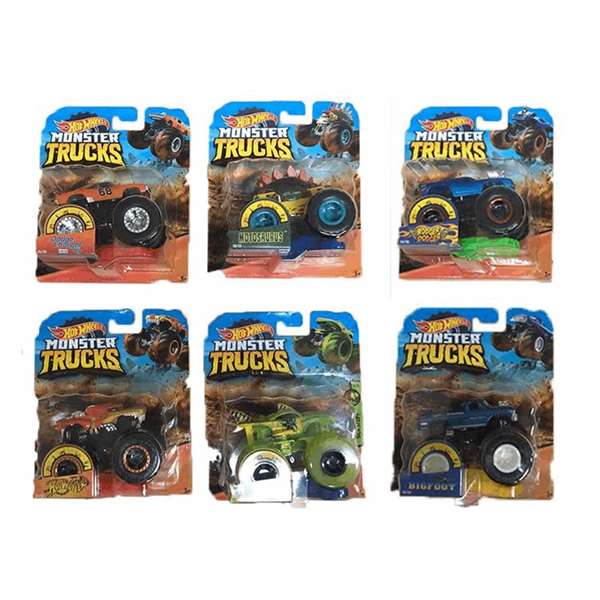 Hot Wheels Monster Trucks Véhicule Basique Échelle 1:64 - Modèles surtiment
