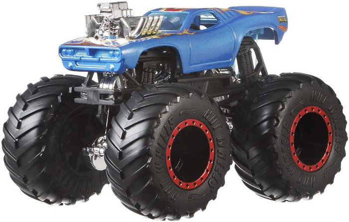 Hot Wheels Monster Trucks Véhicule Basique Échelle 1:64 - Modèles surtiment