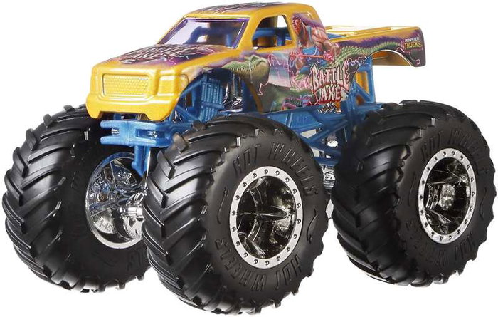Hot Wheels Monster Trucks Véhicule Basique Échelle 1:64 - Modèles surtiment