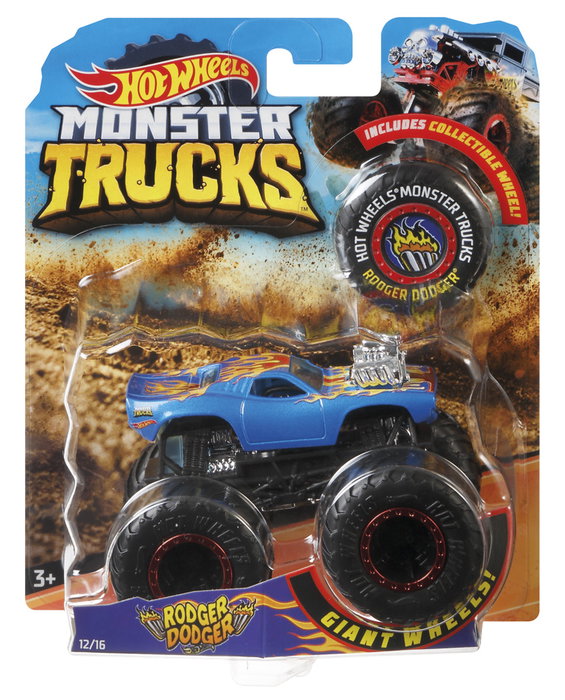 Hot Wheels Monster Trucks Véhicule Basique Échelle 1:64 - Modèles surtiment
