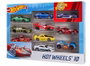 Mattel - Pack de 10 voitures Hot Wheels - Modèles assortis - Jeu pour enfants de 3 ans et plus