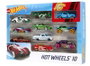 Mattel - Pack de 10 voitures Hot Wheels - Modèles assortis - Jeu pour enfants de 3 ans et plus