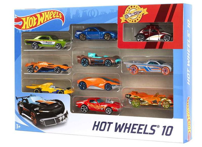 Mattel - Pack de 10 voitures Hot Wheels - Modèles assortis - Jeu pour enfants de 3 ans et plus Mattel - Pack de 10 voitures Hot Wheels - Modèles assortis - Jeu pour enfants de 3 ans et plus