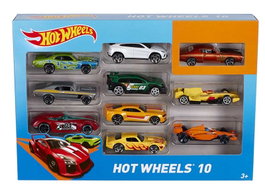 Mattel - Pack de 10 voitures Hot Wheels - Modèles assortis - Jeu pour enfants de 3 ans et plus