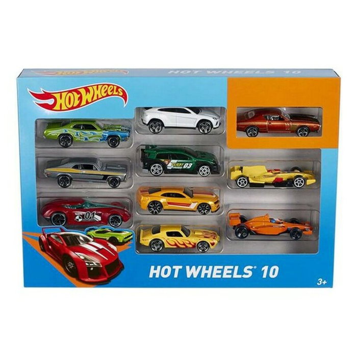 Jeu de Véhicules Hot Wheels Métal (10 Pcs) Jeu de Véhicules Hot Wheels Métal (10 Pcs)