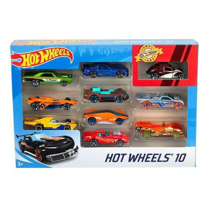 Jeu de Véhicules Hot Wheels Métal (10 Pcs) Jeu de Véhicules Hot Wheels Métal (10 Pcs)