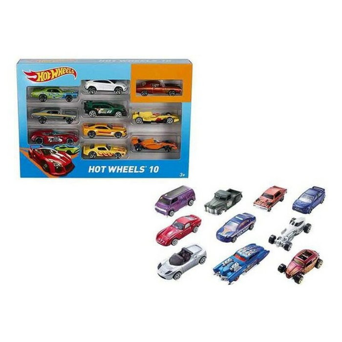 Jeu de Véhicules Hot Wheels Métal (10 Pcs) Jeu de Véhicules Hot Wheels Métal (10 Pcs)