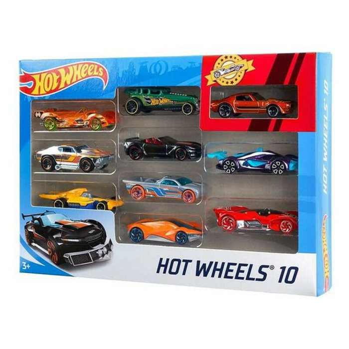 Jeu de Véhicules Hot Wheels Métal (10 Pcs) Jeu de Véhicules Hot Wheels Métal (10 Pcs)