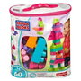 Mega Bloks Sac de construction rose 60 briques