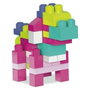 Mega Bloks Sac de construction rose 60 briques