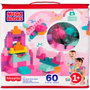 Mega Bloks Sac de construction rose 60 briques