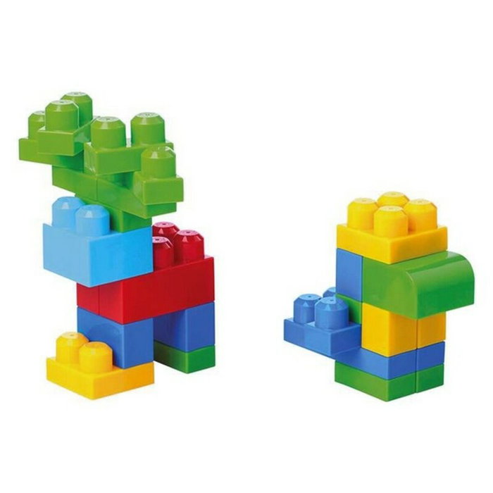 Mega Bloks Sac Medium Classique 60 briques bleu