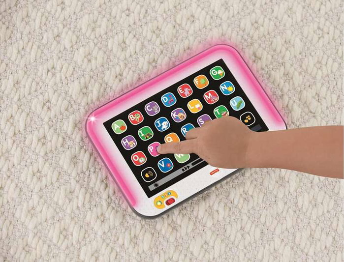 Fisher-Price - Ma première tablette éducative - Chante, parle et émet de la musique - Jouet d'éveil avec lumières et sons - Dès 7 mois