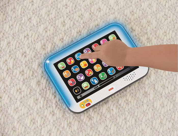 Fisher-Price - Ma première tablette éducative - Chante, parle et émet de la musique - Jouet d'éveil avec lumières et sons - Dès 7 mois