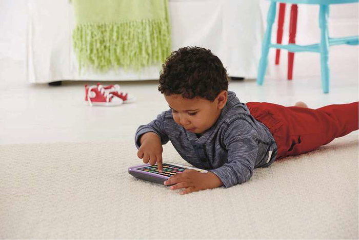 Fisher-Price - Ma première tablette éducative - Chante, parle et émet de la musique - Jouet d'éveil avec lumières et sons - Dès 7 mois