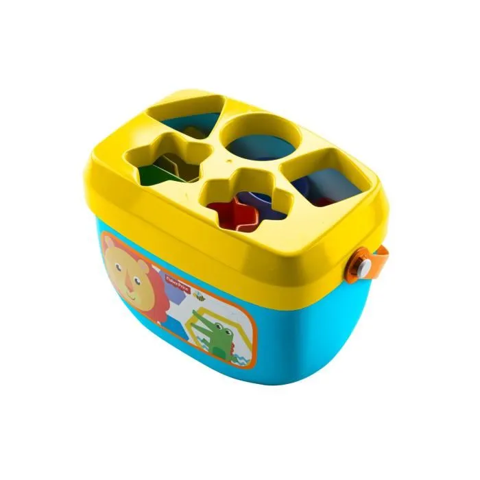Fisher-Price Mon Trieur de Formes Jouet d'éveil avec 10 Blocs Colorés - Classique pour Bébés 6 Mois et Plus - Réf. FFC84