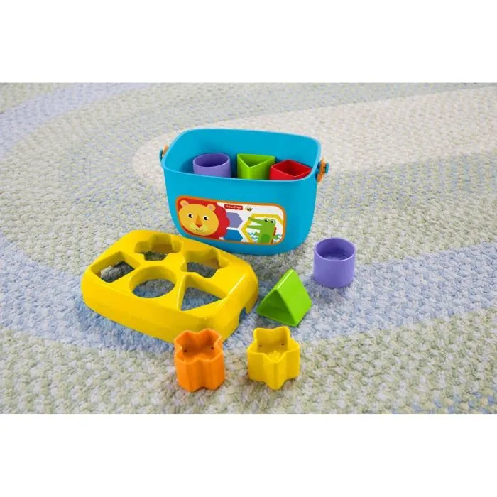 Fisher-Price Mon Trieur de Formes Jouet d'éveil avec 10 Blocs Colorés - Classique pour Bébés 6 Mois et Plus - Réf. FFC84