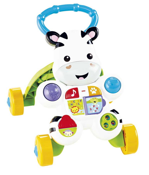 Fisher-Price Andador Cebra Parlanchine avec Lumières et Musique Fisher-Price Andador Cebra Parlanchine avec Lumières et Musique