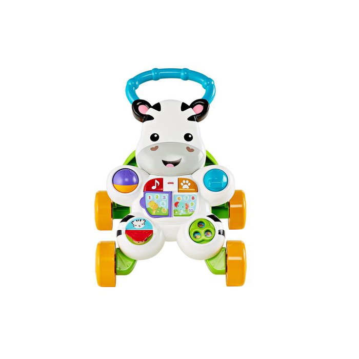 Fisher-Price Andador Cebra Parlanchine avec Lumières et Musique Fisher-Price Andador Cebra Parlanchine avec Lumières et Musique