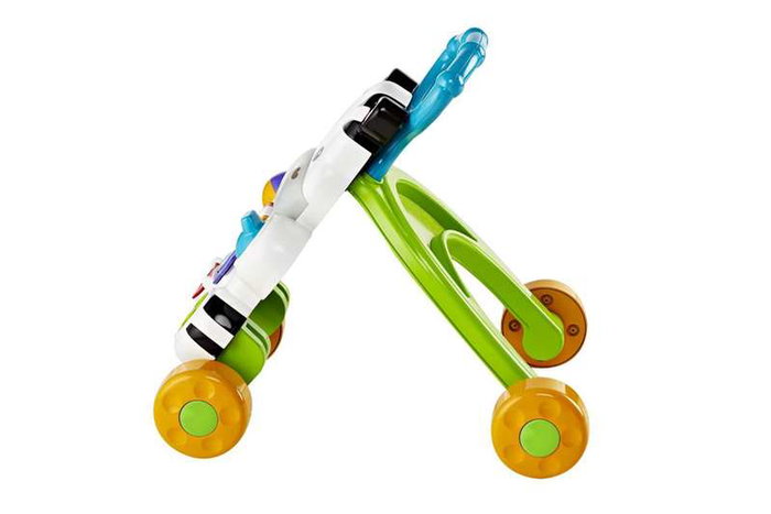 Mattel - Andador Comienzandar Cebra Parlanchina - Trotteur bébé d'apprentissage avec lumières, musique et activités éducatives - Pour enfants de 4 mois et plus