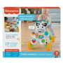 Mattel - Andador Comienzandar Cebra Parlanchina - Trotteur bébé d'apprentissage avec lumières, musique et activités éducatives - Pour enfants de 4 mois et plus