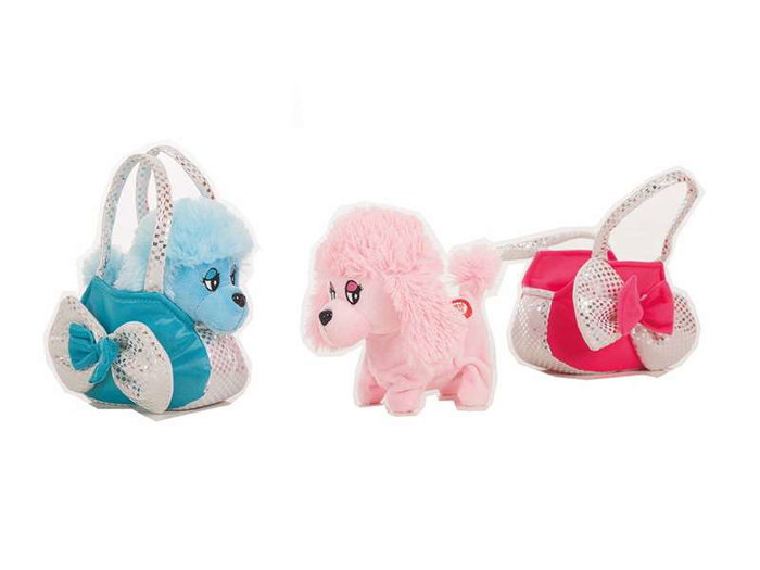 Creaciones Llopis Peluche Marilin Chien animé 16 cm avec sac, marche et remue la queue, musique, pile(s) requise(s) Creaciones Llopis Peluche Marilin Chien animé 16 cm avec sac, marche et remue la queue, musique, pile(s) requise(s)