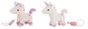 Creaciones Llopis Peluche licorne qui marche avec corne lumineuse 23 cm - modèles assortis
