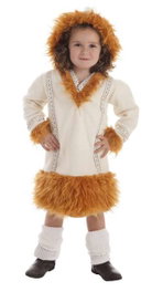 Creaciones Llopis Déguisement Esquimal pour Fille 7-9 Ans