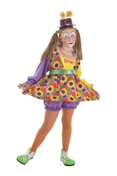 Creaciones Llopis Déguisement Infantil Payasina Love T-3 7-9 Ans