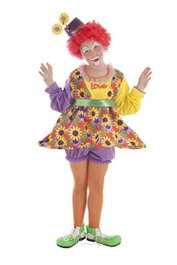 Creaciones Llopis Déguisement Infantil Payasina Love T-5 11-13 Ans