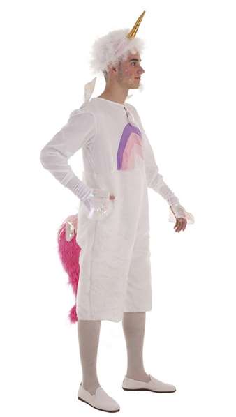 Creaciones Llopis Costume Adulte Homme Licorne Taille XL - Inclut Combinaison, Chaussettes, Perruque avec Oreilles et Corne