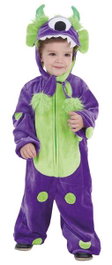 Creaciones Llopis Déguisement Bébé Monstre Lilas (4-6 Ans)