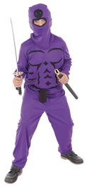 Creaciones Llopis Déguisement Ninja pour Enfant Lila 7-9 Ans
