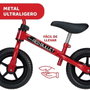 Chicco Biciclette sans pédales Bullet rouge 10 pouces - Apprentissage de l'équilibre pour enfants de 2 à 5 ans (46x56x68 cm)