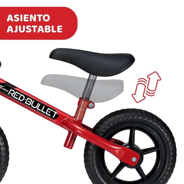 Chicco Biciclette sans pédales Bullet rouge 10 pouces - Apprentissage de l'équilibre pour enfants de 2 à 5 ans (46x56x68 cm) Chicco Biciclette sans pédales Bullet rouge 10 pouces - Apprentissage de l'équilibre pour enfants de 2 à 5 ans (46x56x68 cm)