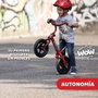 Chicco Biciclette sans pédales Bullet rouge 10 pouces - Apprentissage de l'équilibre pour enfants de 2 à 5 ans (46x56x68 cm)