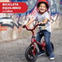 Chicco Biciclette sans pédales Bullet rouge 10 pouces - Apprentissage de l'équilibre pour enfants de 2 à 5 ans (46x56x68 cm)