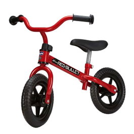 Chicco Biciclette sans pédales Bullet rouge 10 pouces - Apprentissage de l'équilibre pour enfants de 2 à 5 ans (46x56x68 cm)